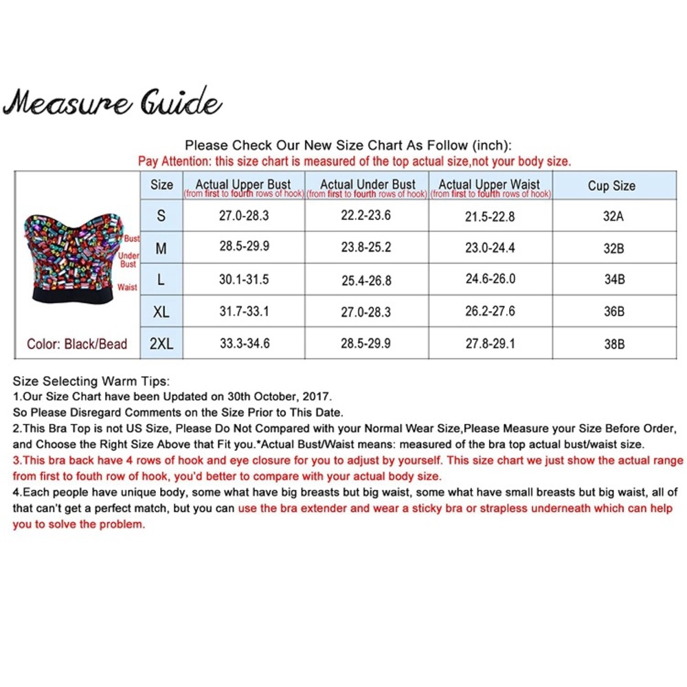 Multicolor Rhinestone Bustier - Picture 5 of 5